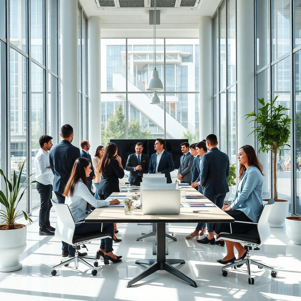 Modern corporate office